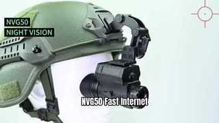 NVG502K 디지털 야간 투시경 고글, 전술, 사냥용 헬멧 장착, PVS-14 야간 투시경