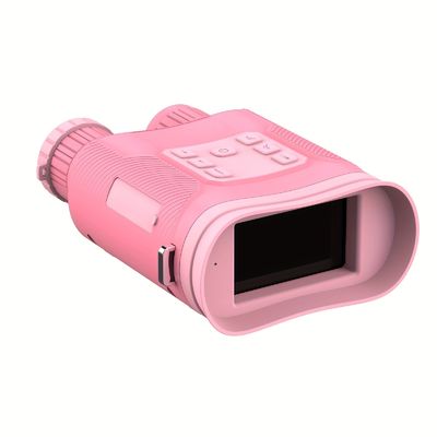 854x480 핸드 홀드 디스플레이 나이트 비전 스코프 및 망원경 34MM 렌즈 5X 850NM 1080P