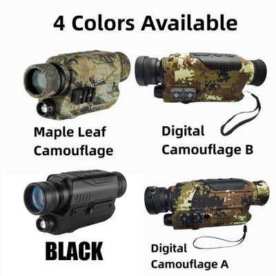 40mm 나이트 비전 모노쿨러 안경 적외선 영상 186x83x62MM 망원경