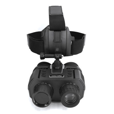 머리 탑재 전술 야간 시력 안경 4K FHD HD 250-300m Nvg 망원경