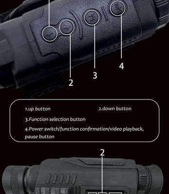 엔비디아 나이트 비전 쌍안경 휴대용 6X 디지털 사냥 망원경 전체 색상 Nvgs