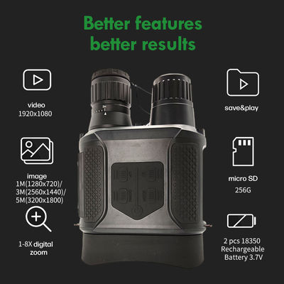 NV400PRO 야간 시력 망원경 야생생물 적외선 야간 시력 사냥 망원경