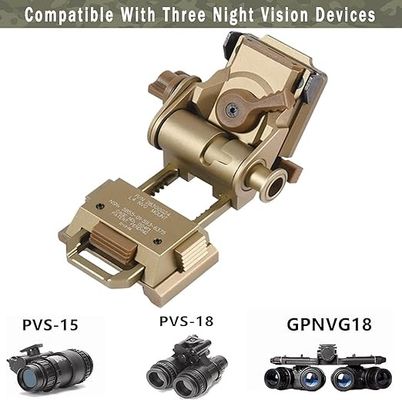 5.76oz 야간 시력 안경 헬멧 장착 망원경 NVG L4G24 금속