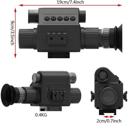 M5 디지털 1080P 낮과 밤 시야 총기 범주 사냥 단광 카메라 850 또는 940nm IR (M5-50-IR940-GP)